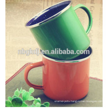custom enamel coating colorful mugs and cups & Chinese enamelware